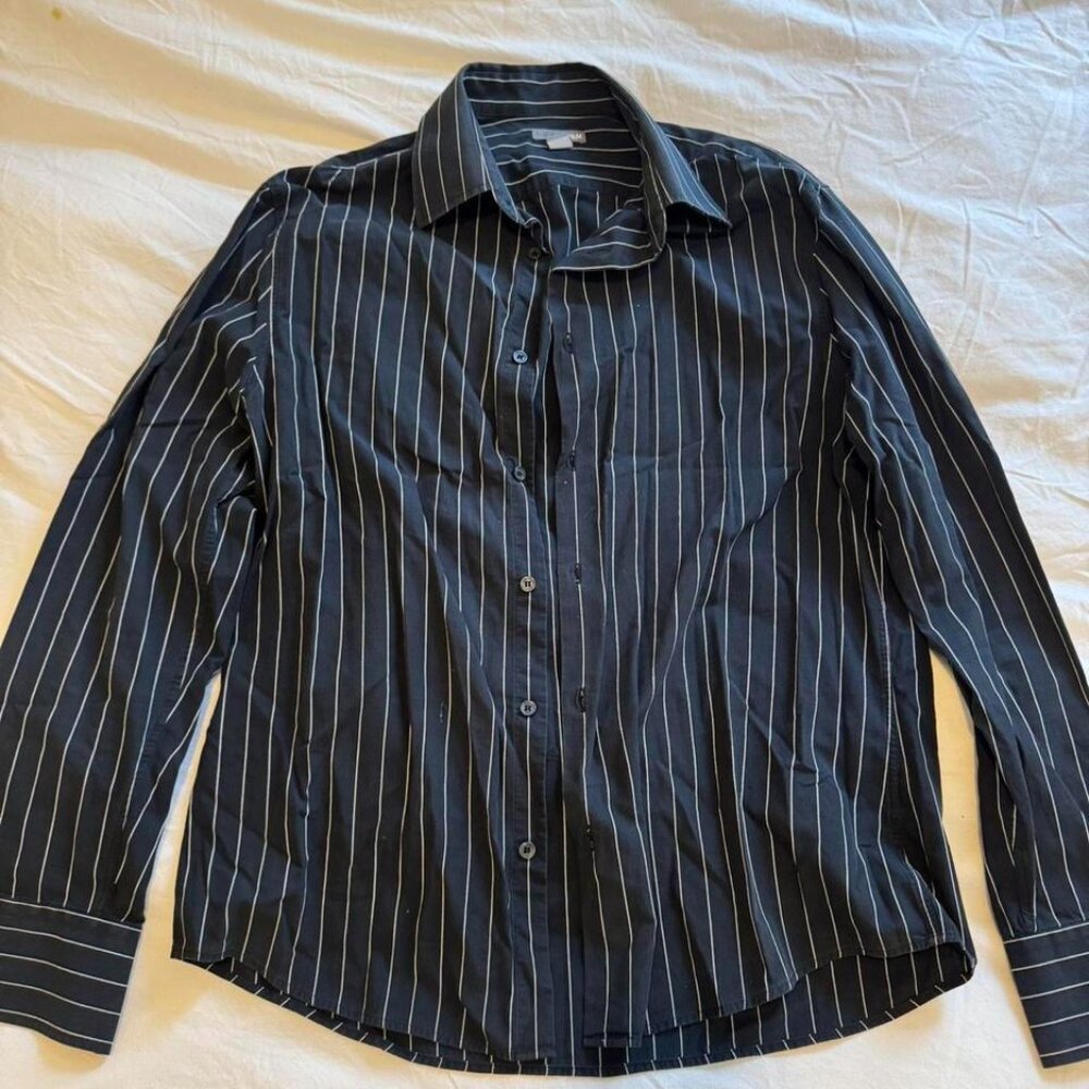 H&M Men's Black and White Shirt